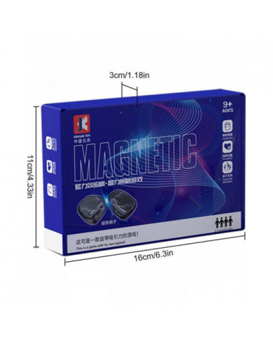 Échiquier magnétique - Jeu de plateau d’échecs avec effet magnétique - Jeu de dames éducatif, fournitures de fête [...]