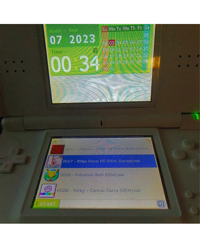 Carte de jeu R4 pour Burning Card Wood/ Dual Core pour NDSL Flashcard Carte de jeu R4 de première génération