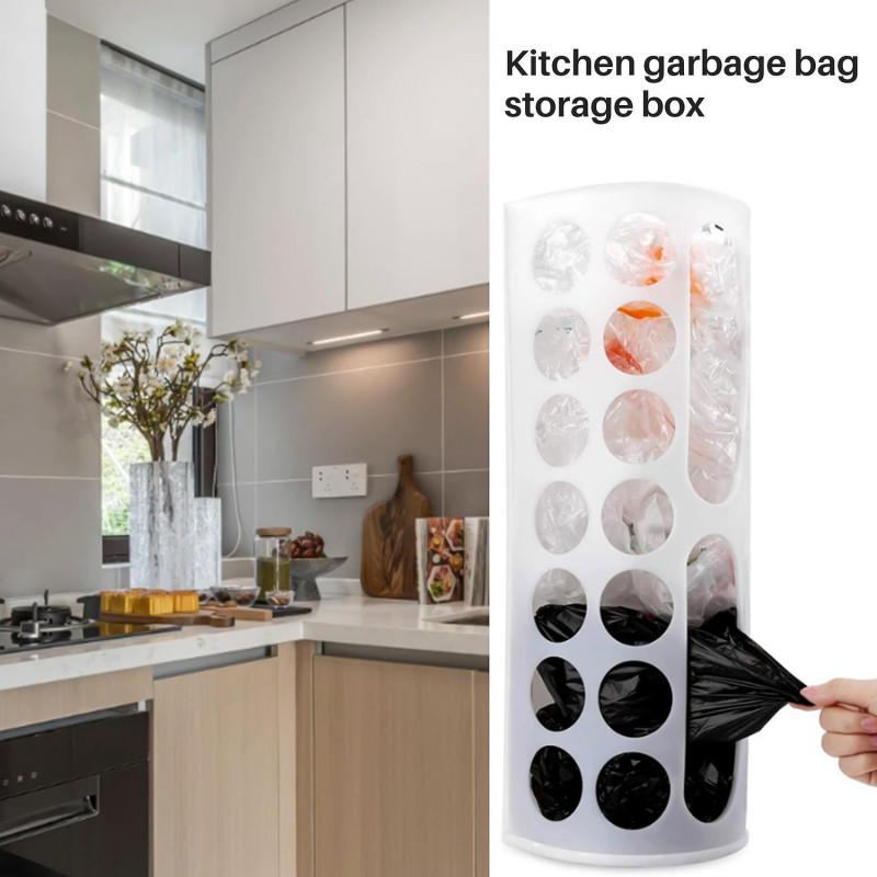 Multipurpose Folding Garbage Bag Storage Box Wall Hanging Environmental Protection Plastic Bag Extr