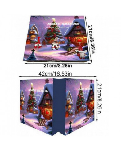 Calendrier de l’Avent Gnome de Noël 2024, 24 Poupée Gnome en peluche Calendrier du compte à rebours de Noël, [...]