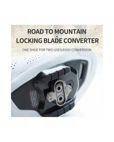 Adaptateur de pédale de verrouillage de vélo Road Convert Pédale SPD Chaussure Taquet Couverture Adaptateur à [...]