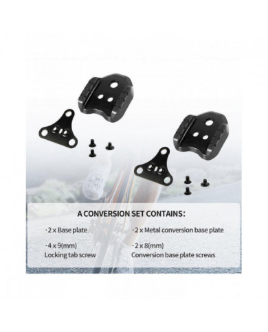 Adaptateur de pédale de verrouillage de vélo Road Convert Pédale SPD Chaussure Taquet Couverture Adaptateur à [...]