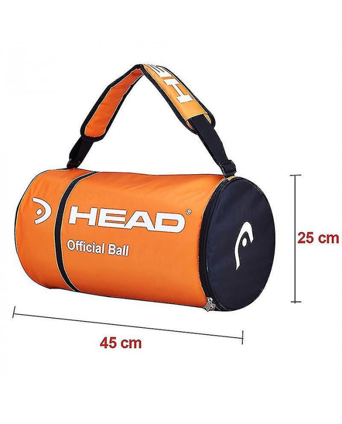 Tête Tennis Ball Bag Raquette d’épaule unique Sacs de tennis Grande capacité pour 70-100 pcs Balls Accessoires [...]