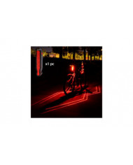 Pliage Laser Bike Light Avant Arrière Avertissement de Sécurité Vélo Lumière Usb Rechargeable Vélo Queue Arrière [...]