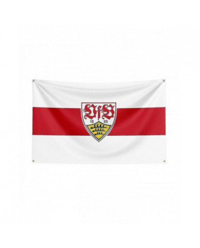 Born Pretty 3x5 Vfb Stuttgart Flag Polyester Printed Racing Sport Bannière pour Décor