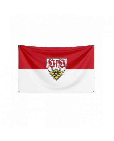 Born Pretty 3x5 Vfb Stuttgart Flag Polyester Printed Racing Sport Bannière pour Décor