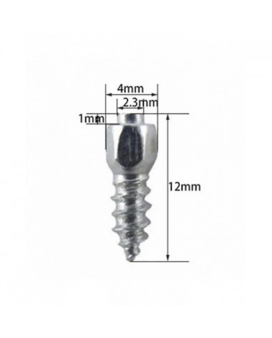 100pcs 12mm Tire Studs Carbide Screw Snow Spikes Anti- Anti-ice For Car/suv/atv/utv Car Tire Stud-ZZY