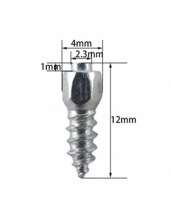 100pcs 12mm Tire Studs Carbide Screw Snow Spikes Anti- Anti-ice For Car/suv/atv/utv Car Tire Stud-ZZY