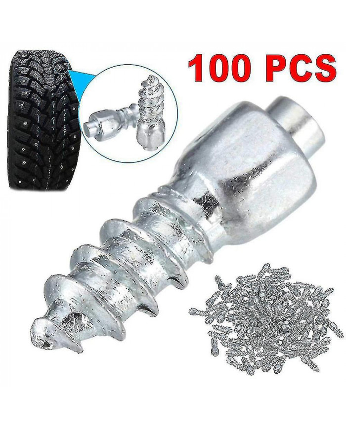 100pcs 12mm Tire Studs Carbide Screw Snow Spikes Anti- Anti-ice For Car/suv/atv/utv Car Tire Stud-ZZY