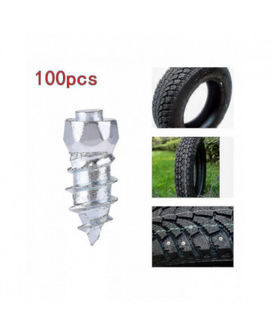 100pcs 12mm Tire Studs Carbide Screw Snow Spikes Anti- Anti-ice For Car/suv/atv/utv Car Tire Stud-ZZY