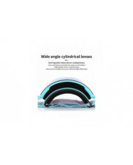 Lunettes de ski cylindriques à double couche Lunettes de neige coupe-vent confortables pour le ski motoneige