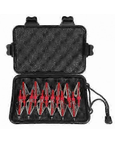 12x 100-grain Arrowheads 3-blade Arrowheads For Hunting And Packing Box