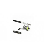 Moulinet de canne à pêche pliable Combo Mini stylo Canne à pêche Kit de canne à pêche télescopique Spinning Reel [...]