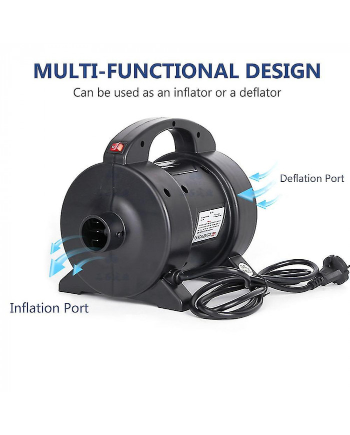 Pompe électrique portable 1600W Pompe à matelas pneumatique Gonflage rapide Pompe à air électrique Gonfleur [...]