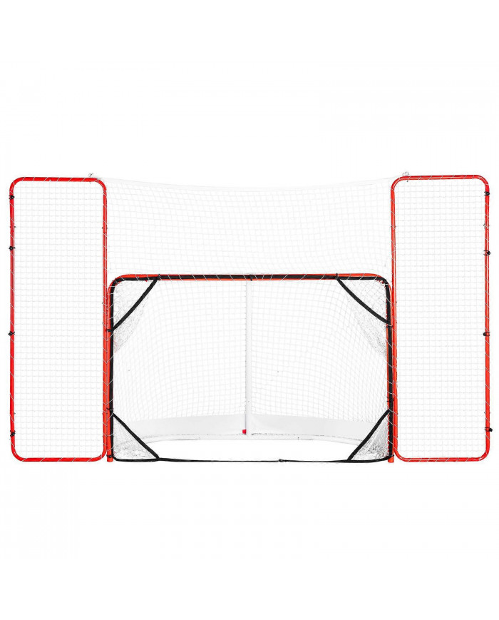 But de hockey avec filet de sécurité et cibles, filet de hockey en acier de rue, ensemble de buts d’entraînement [...]