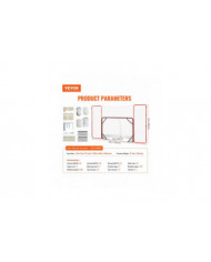 But de hockey avec filet de sécurité et cibles, filet de hockey en acier de rue, ensemble de buts d’entraînement [...]