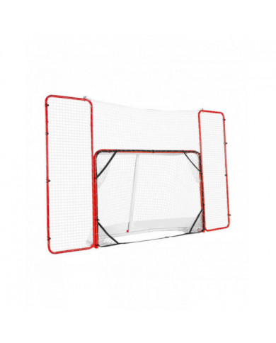 But de hockey avec filet de sécurité et cibles, filet de hockey en acier de rue, ensemble de buts d’entraînement [...]