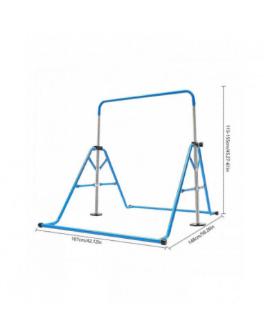 Barre horizontale de sport pour enfants d'intérieur réglable de 115 à 155 cm