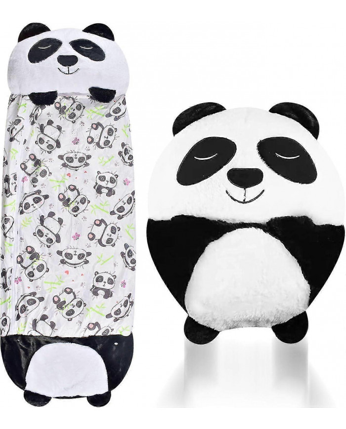 Sac de couchage enfant 2 en 1, sac de couchage d'extérieur, sac de couchage de camping, sac de couchage en peluche [...]