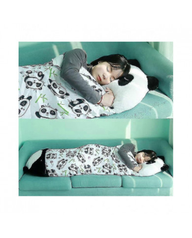 Sac de couchage enfant 2 en 1, sac de couchage d'extérieur, sac de couchage de camping, sac de couchage en peluche [...]