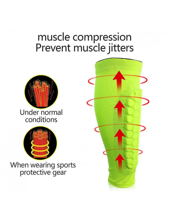 2pcs Soccer Protège-tibias pour les jeunes, Équipement de protection de football Protections pour les jambes inférieures