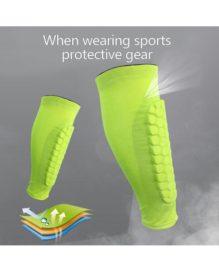 2pcs Soccer Protège-tibias pour les jeunes, Équipement de protection de football Protections pour les jambes inférieures