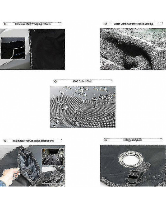 Housse de jambe pour Universal Scooters Motocycle Pluie Vent Froid Coupe-vent Chaud Moto Leg Protector pour [...]