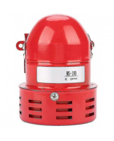 Kryp Siren Alarme 220v Puissante Sirène Extérieure Alarme 120db Rouge Moteur Fil Sirne Métal Klaxon Industrie [...]