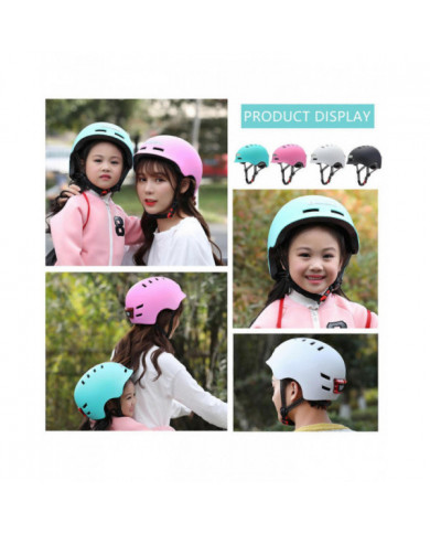 Casques de vélo unisexes avec LED Light Respirant Casques de cyclisme pour vélo électrique pour la conduite de nuit