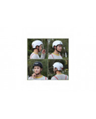 Casques de vélo unisexes avec LED Light Respirant Casques de cyclisme pour vélo électrique pour la conduite de nuit