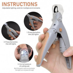 Dog Nail Scissors Clipper Cutter Electric LED Light Cat Dog Products Dog Accessories Pet Supplies Things Dog Nail Scissors Clipper Cutter Electric LED Light Cat Dog Products Dog Accessories Pet Supplies Things