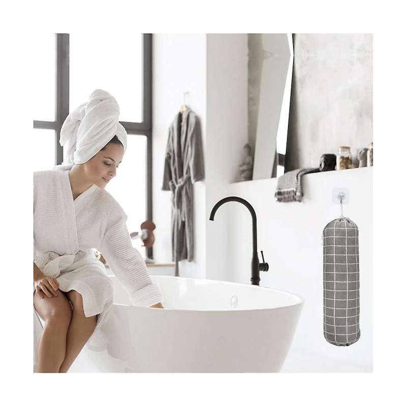 Plastic Bag Holder, Grocery Bags Holders, Wall Mount Garbage Plastic Bag Organizer, Shopping Bag St