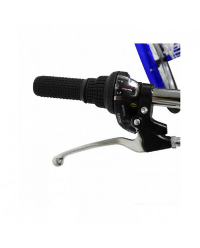 Tricycle pliant pour adulte de 24 po avec panier à provisions 7 vitesses