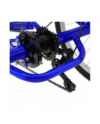 Tricycle pliant pour adulte de 24 po avec panier à provisions 7 vitesses