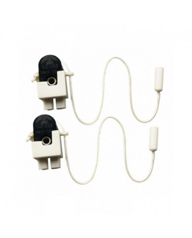 2 Pcs Electric Switch Lights Cord Light Accessories Pendant Lights Lamp Accessories Pull Switches Cord-operated Switch