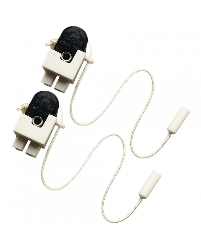 2 Pcs Electric Switch Lights Cord Light Accessories Pendant Lights Lamp Accessories Pull Switches Cord-operated Switch