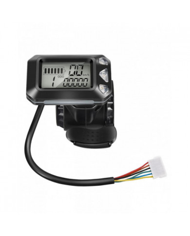 24V 36V Réglable Électrique Scooter Affichage Écran Interrupteur Accélérateur pour 5.5 Pouces Scooter Pièces (6 Broches)