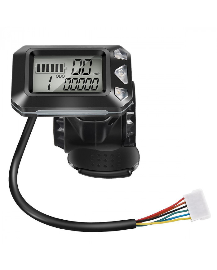 24V 36V Réglable Électrique Scooter Affichage Écran Interrupteur Accélérateur pour 5.5 Pouces Scooter Pièces (6 Broches)