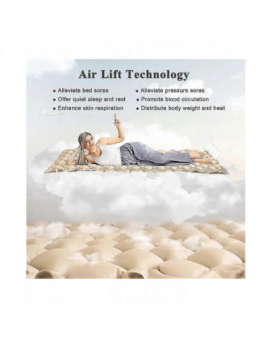 Matelas à pression alternée pour les plaies de lit, coussin de lit pour prévenir les plaies de lit pour lit [...]