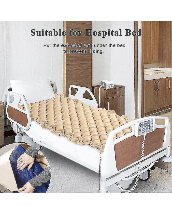 Matelas à pression alternée pour les plaies de lit, coussin de lit pour prévenir les plaies de lit pour lit [...]