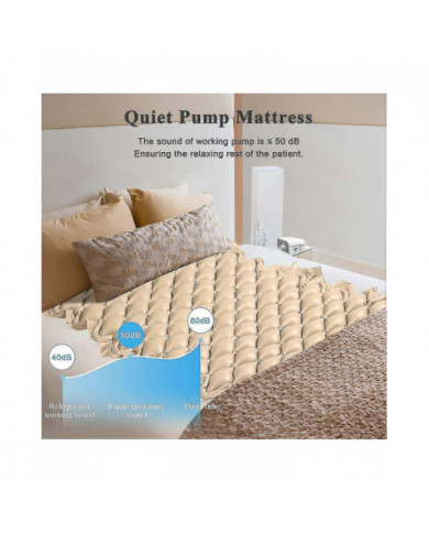 Matelas à pression alternée pour les plaies de lit, coussin de lit pour prévenir les plaies de lit pour lit [...]