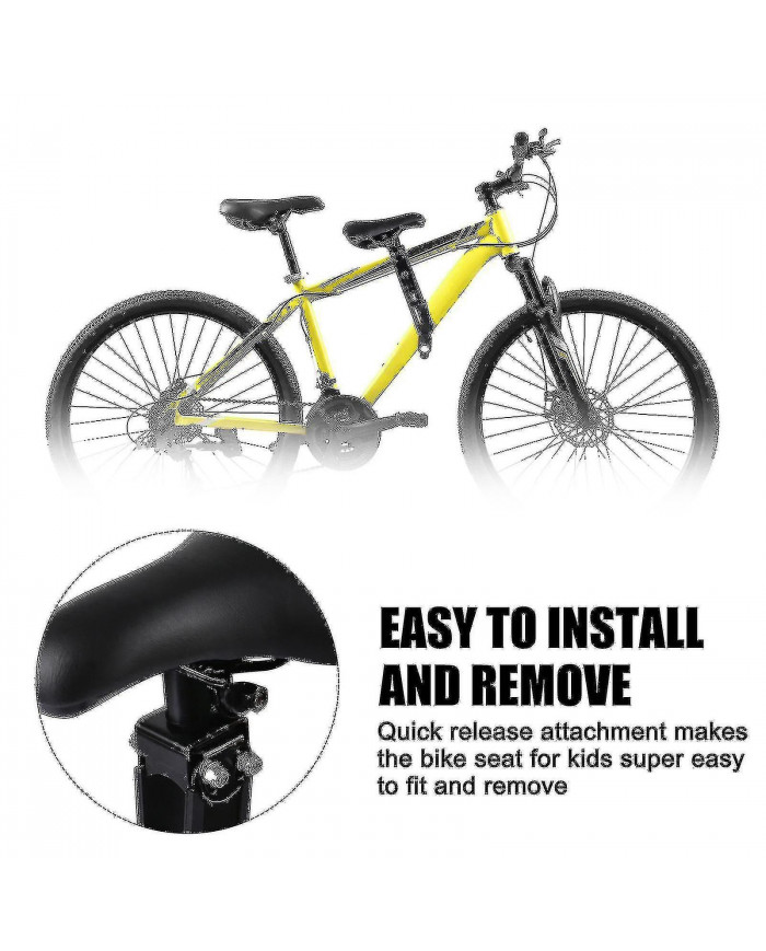 Siège de vélo pour enfants pour vélos de montagne Sièges de vélo montés à l’avant faciles à installer pour les enfants