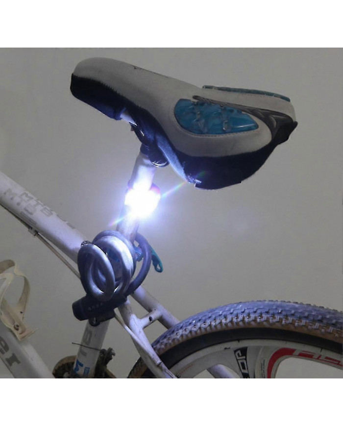 10x Lampe de vélo Vélo Lumière avant Feu arrière Roue Lumière Led Silicone Lampe