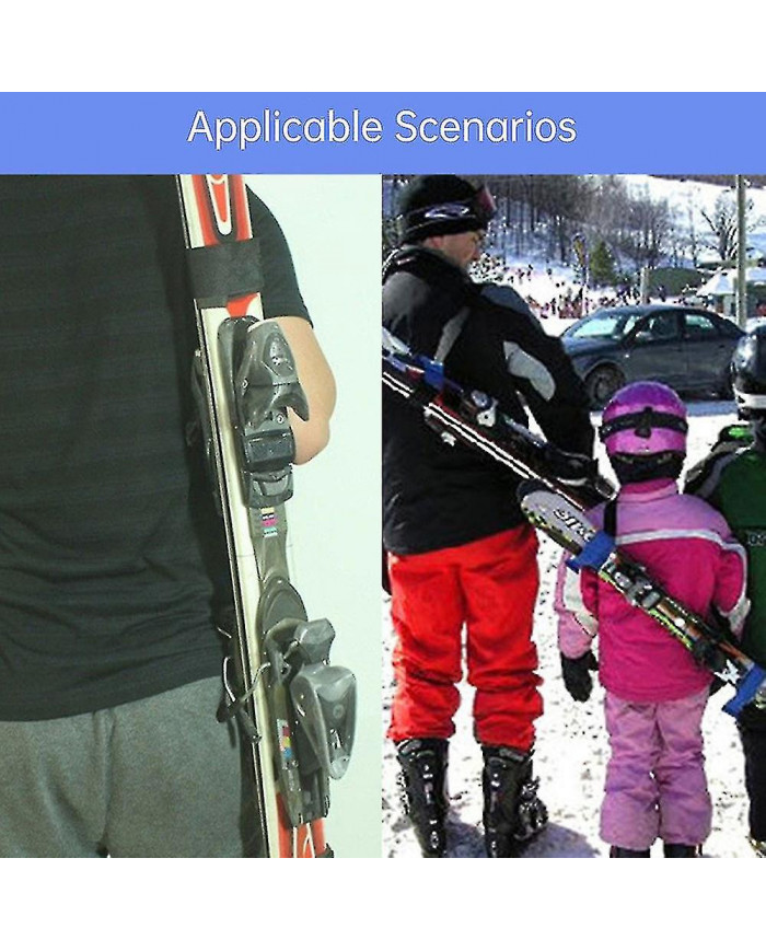 Sangles de ski Skimate, sangles de ski pour le transport, sangle de porte-skis
