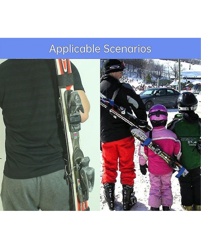 Sangles de ski Skimate, sangles de ski pour le transport, sangle de porte-skis