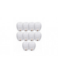 Paquet de 10 lanternes célestes Lanterne en papier résistant au feu écologique, biodégradable sans fil à libérer [...]