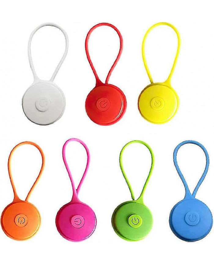 7pcs Safety Light Sac d'école pour enfants, Led Flashing Light Children, Pendentif réflecteur de sécurité pour enfants