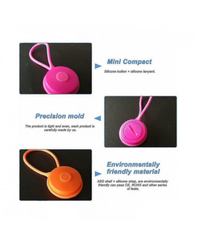 7pcs Safety Light Sac d'école pour enfants, Led Flashing Light Children, Pendentif réflecteur de sécurité pour enfants