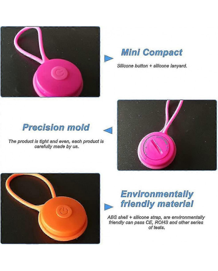 7pcs Safety Light Sac d'école pour enfants, Led Flashing Light Children, Pendentif réflecteur de sécurité pour enfants