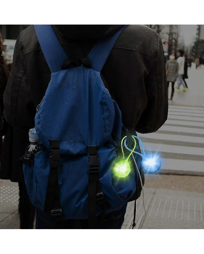 7pcs Safety Light Sac d'école pour enfants, Led Flashing Light Children, Pendentif réflecteur de sécurité pour enfants